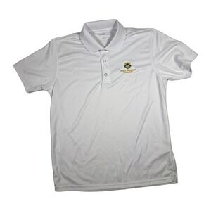 Vansport Saint Vincent College Polo Shirt White Short Sleeve Mens Small